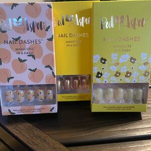 Nail Dashes, 3 sets. Brand new in boxes.
